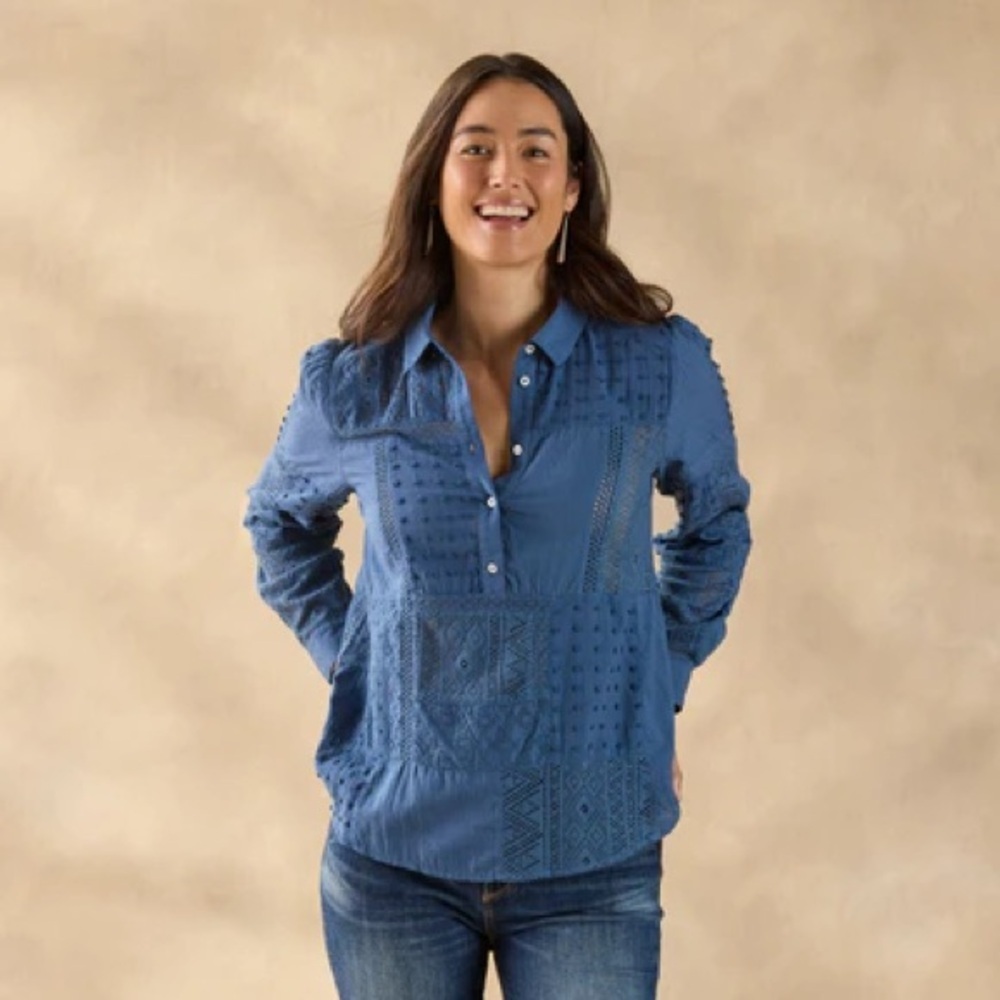 Sundance: Ameya Top Petite in blue